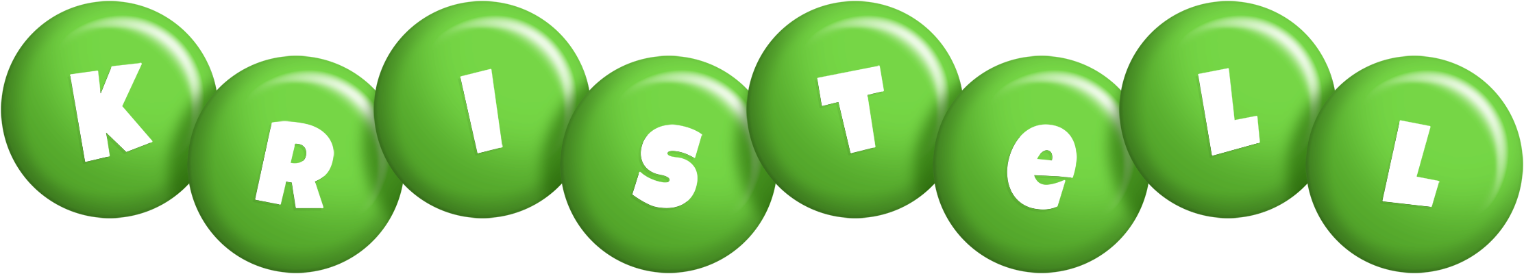 Kristell candy-green logo