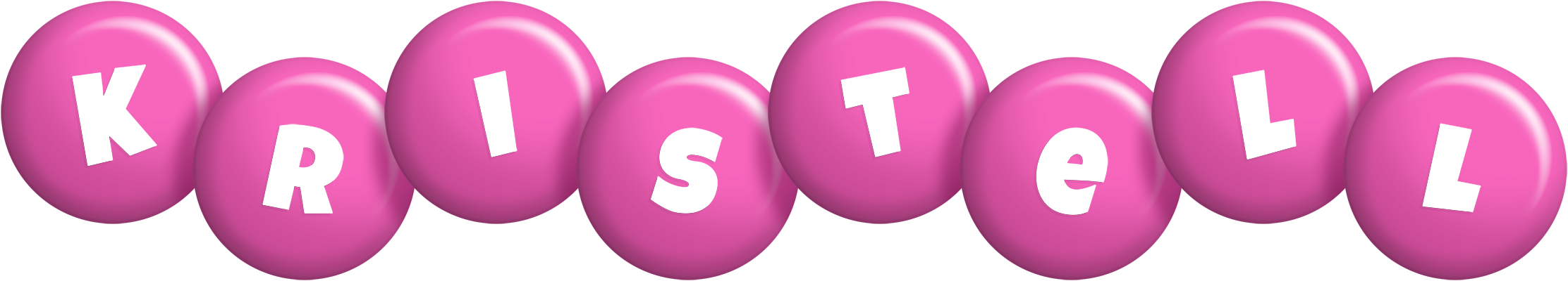 Kristell candy-pink logo