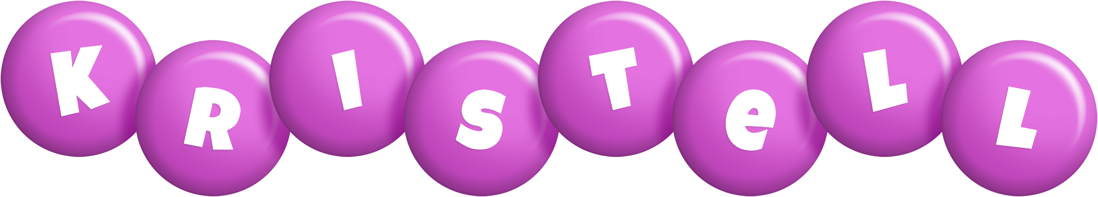 Kristell candy-purple logo