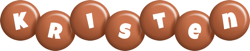 Kristen candy-brown logo