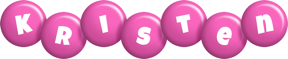 Kristen candy-pink logo