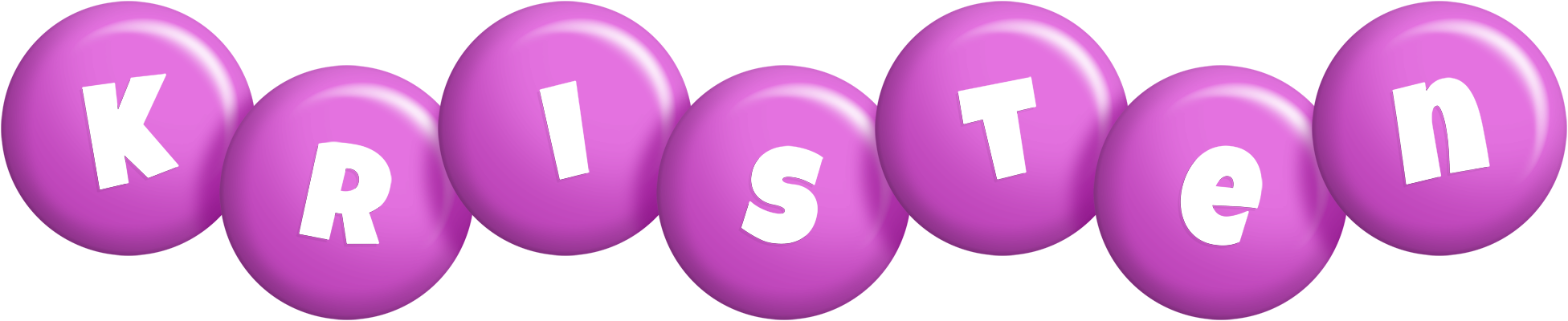 Kristen candy-purple logo