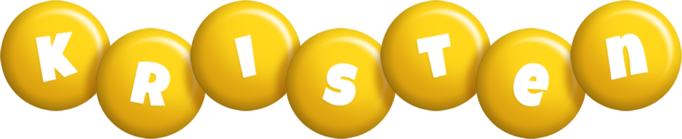 Kristen candy-yellow logo