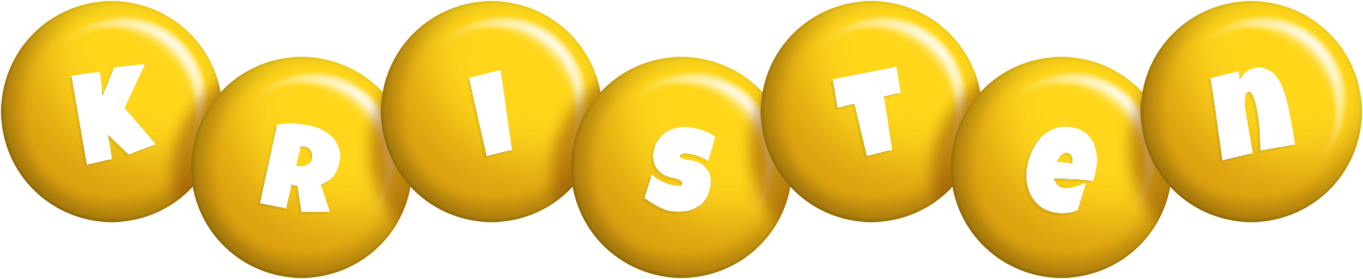 Kristen candy-yellow logo
