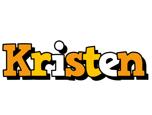 Kristen cartoon logo