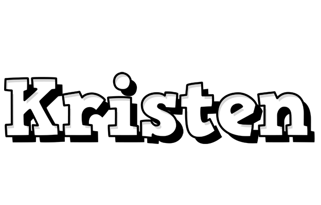 Kristen snowing logo