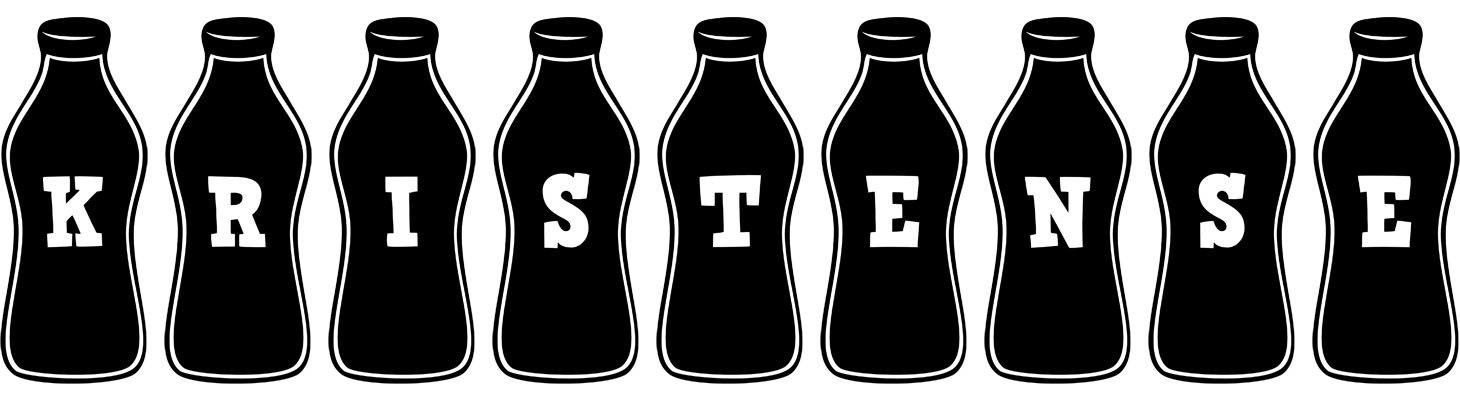 Kristense bottle logo