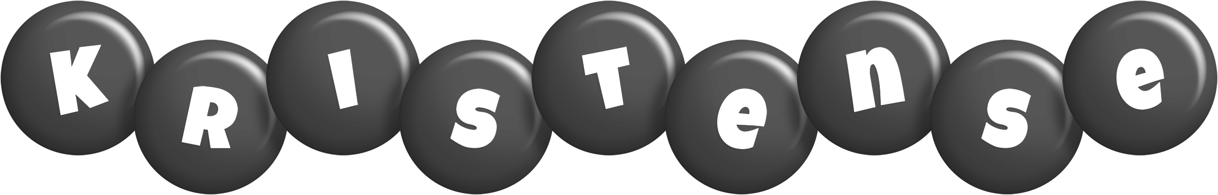 Kristense candy-black logo