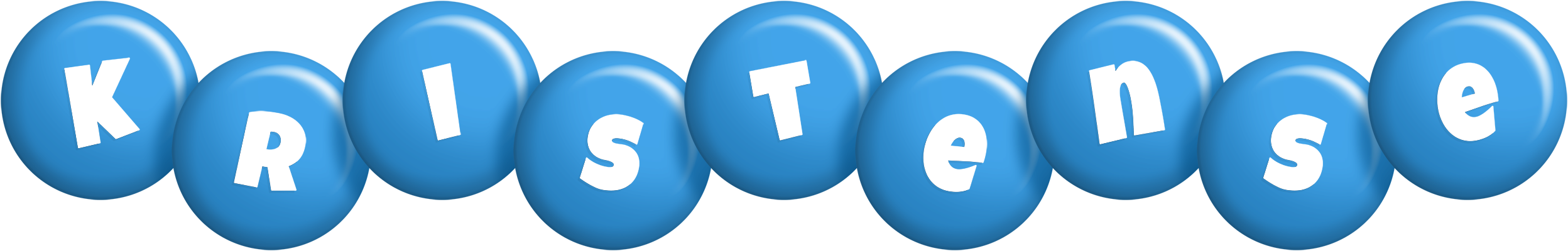 Kristense candy-blue logo