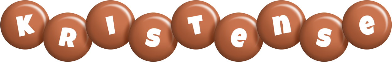Kristense candy-brown logo