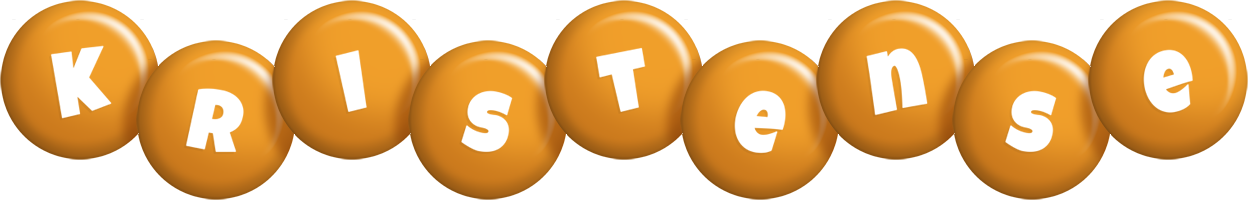 Kristense candy-orange logo