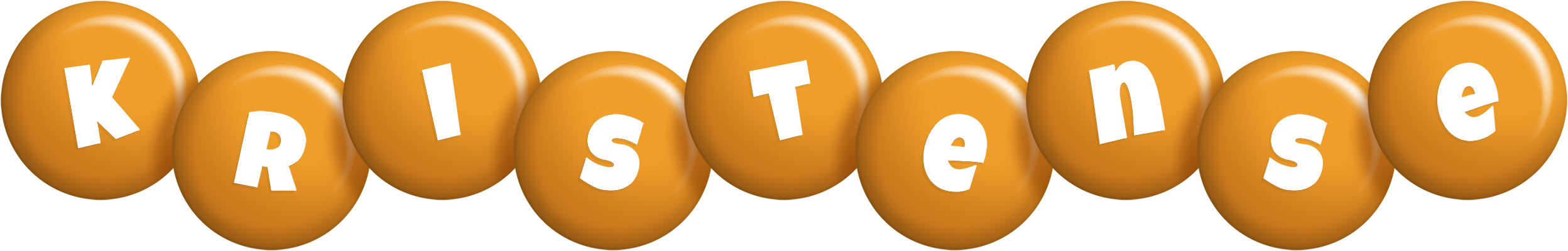 Kristense candy-orange logo