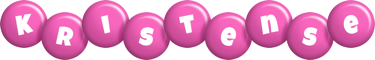 Kristense candy-pink logo
