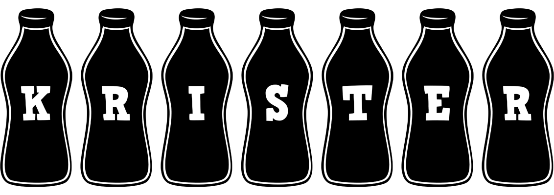 Krister bottle logo