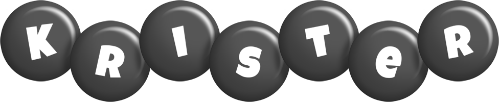 Krister candy-black logo