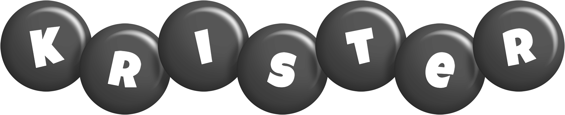Krister candy-black logo