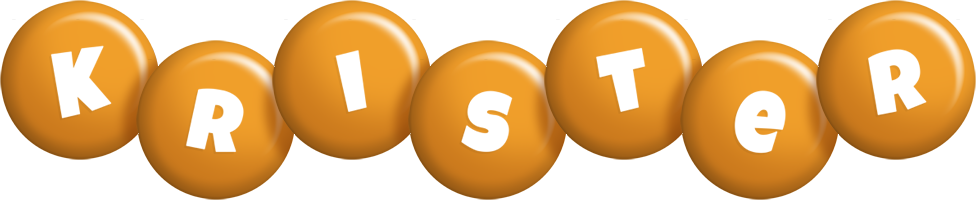 Krister candy-orange logo