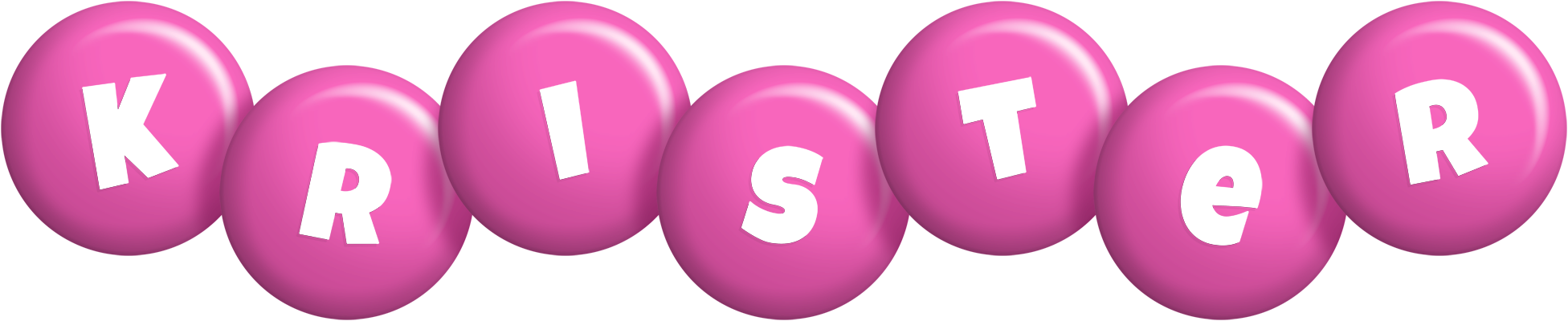 Krister candy-pink logo