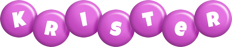 Krister candy-purple logo