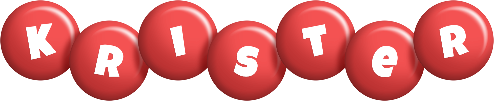 Krister candy-red logo