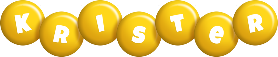 Krister candy-yellow logo