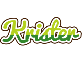Krister golfing logo