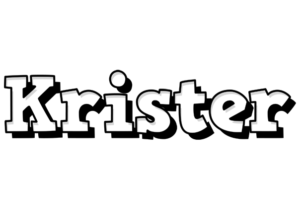 Krister snowing logo
