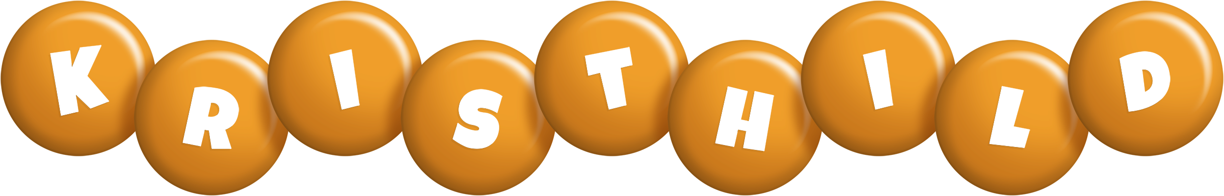Kristhild candy-orange logo