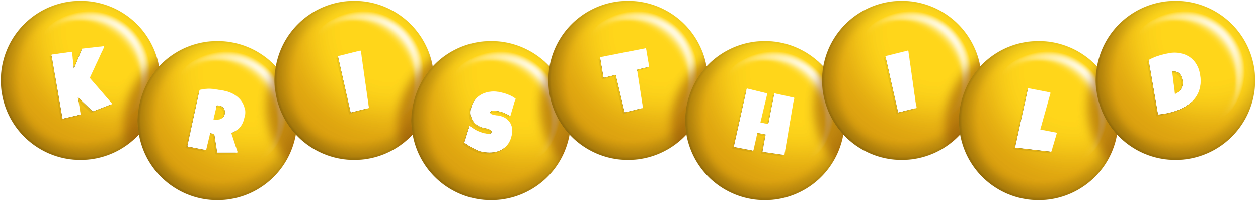 Kristhild candy-yellow logo