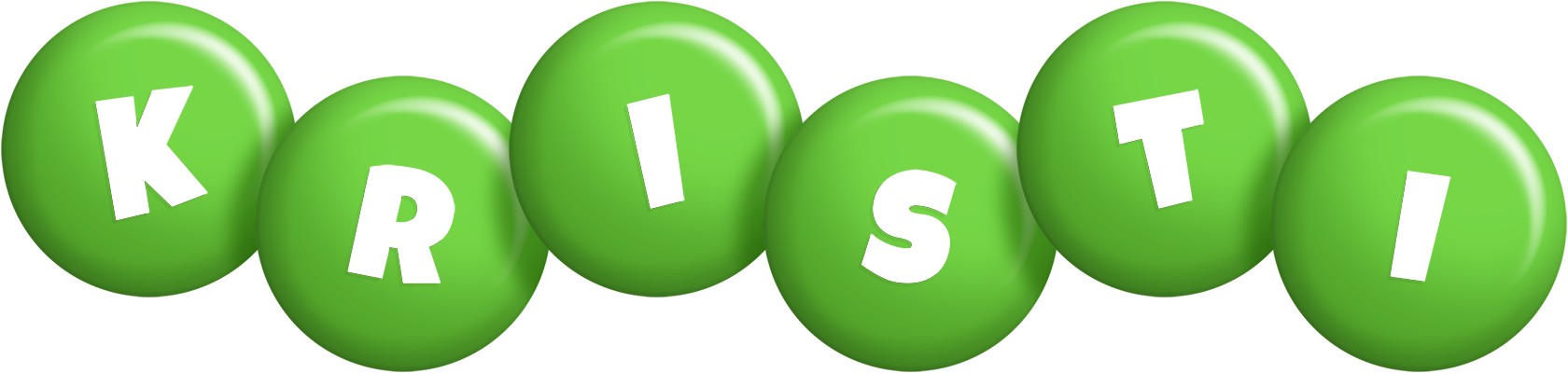 Kristi candy-green logo