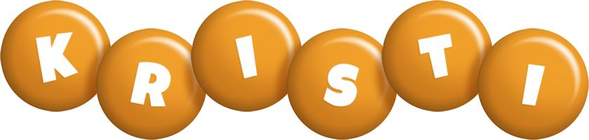 Kristi candy-orange logo