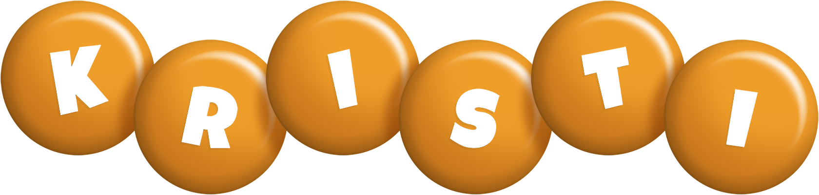 Kristi candy-orange logo
