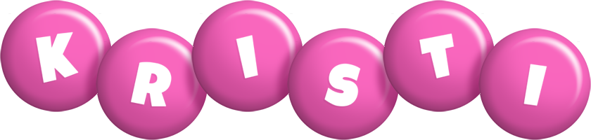 Kristi candy-pink logo