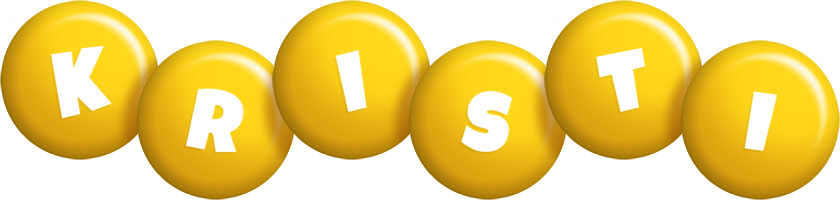 Kristi candy-yellow logo