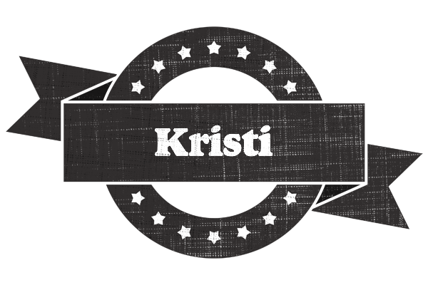 Kristi grunge logo