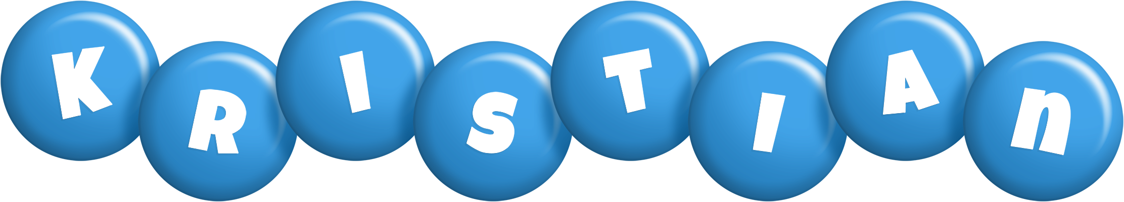 Kristian candy-blue logo