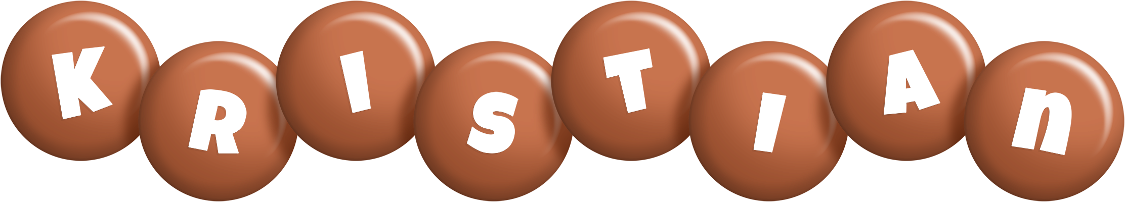 Kristian candy-brown logo