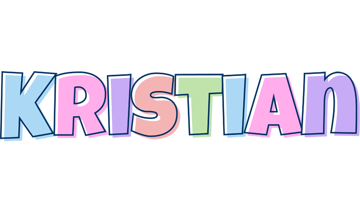 Kristian pastel logo