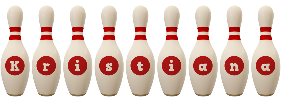Kristiana bowling-pin logo
