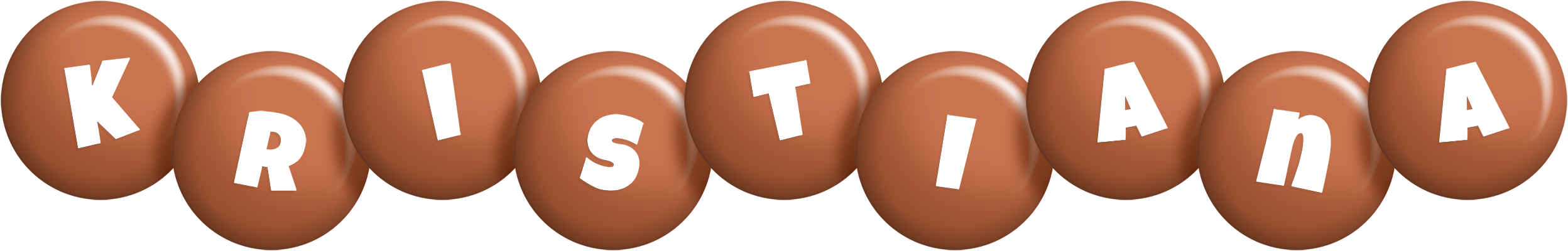 Kristiana candy-brown logo
