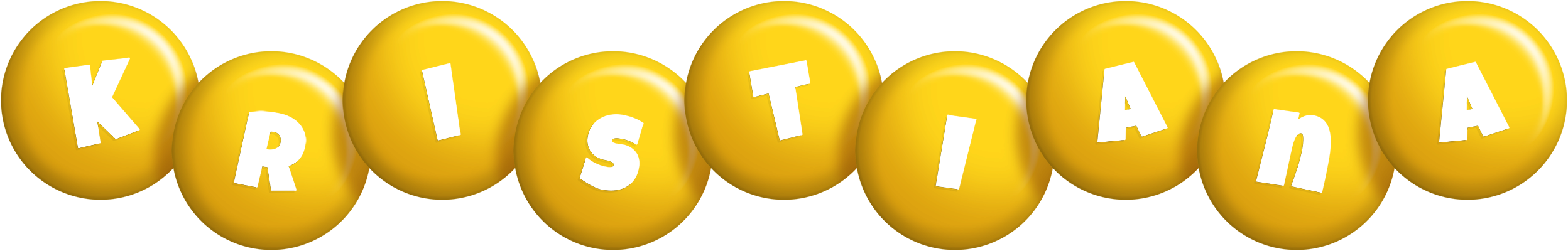 Kristiana candy-yellow logo
