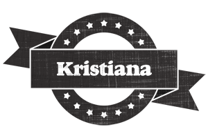 Kristiana grunge logo
