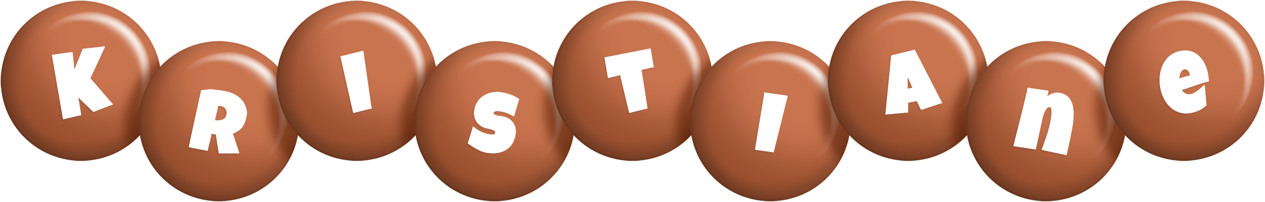 Kristiane candy-brown logo