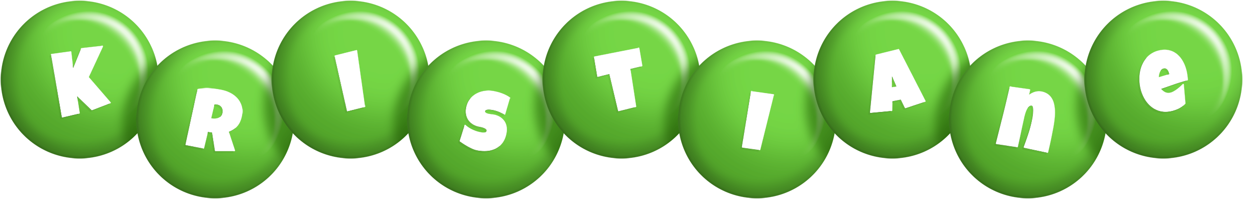Kristiane candy-green logo