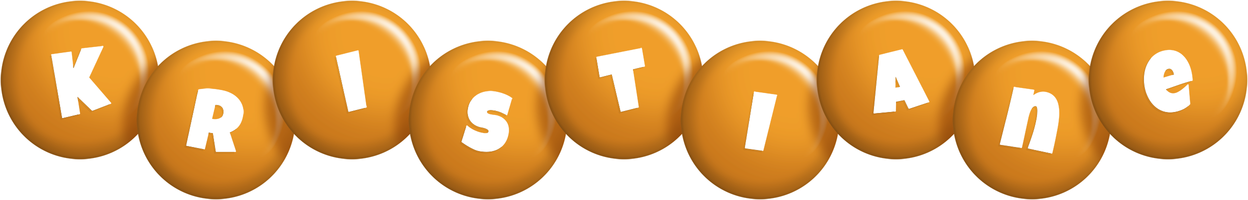 Kristiane candy-orange logo