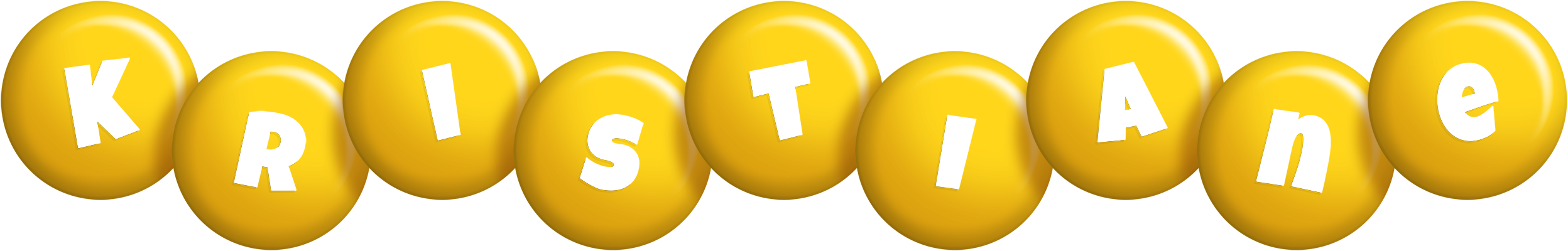 Kristiane candy-yellow logo
