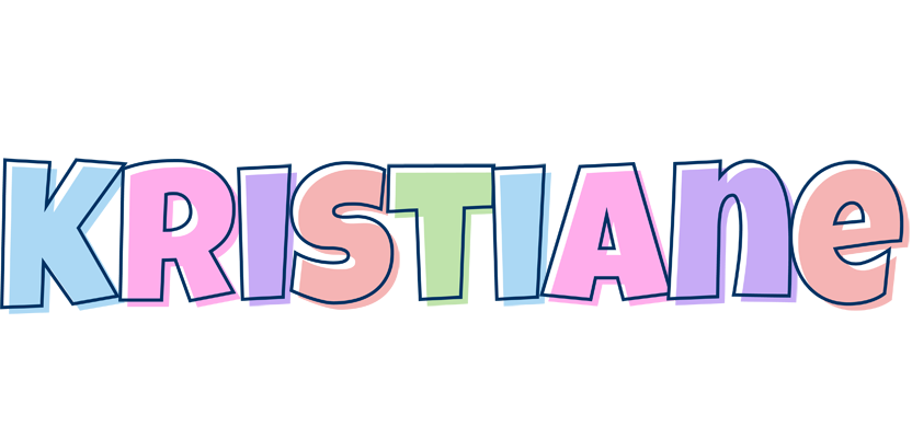 Kristiane pastel logo