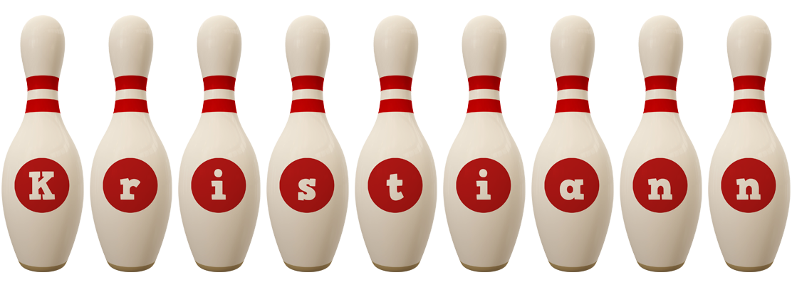 Kristiann bowling-pin logo