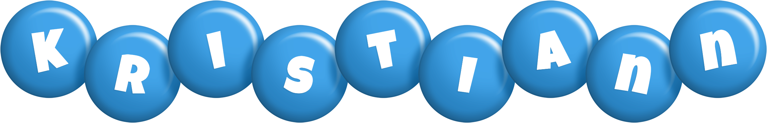 Kristiann candy-blue logo
