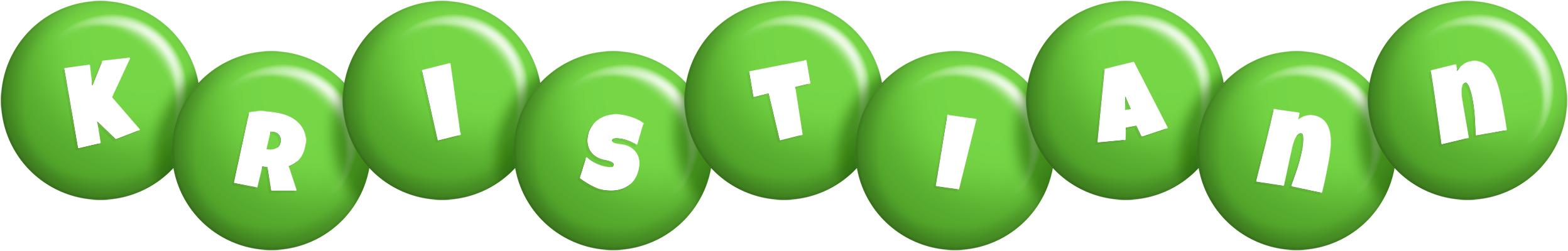 Kristiann candy-green logo